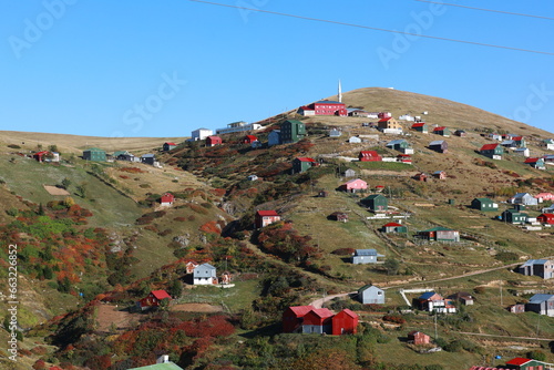 Autumn colors in the mountains
Autumn and flock of sheep in the mountains