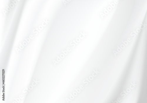 Abstract vector background luxury white cloth or liquid wave Abstract or white fabric texture background. Cloth soft wave. Creases of satin, silk, and cotton. Use for flag. illustration EPS 10.