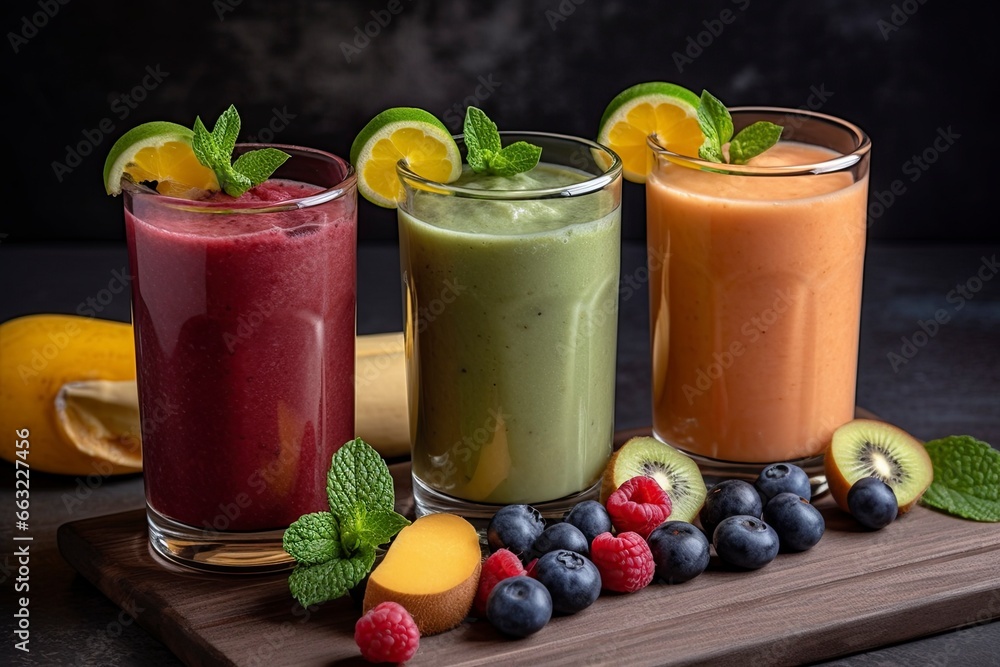 Photo of smoothies.AI Generated Photo of smoothies.AI Generated