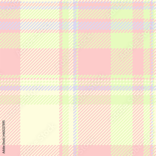 Pattern vector check of fabric tartan texture with a seamless plaid textile background.