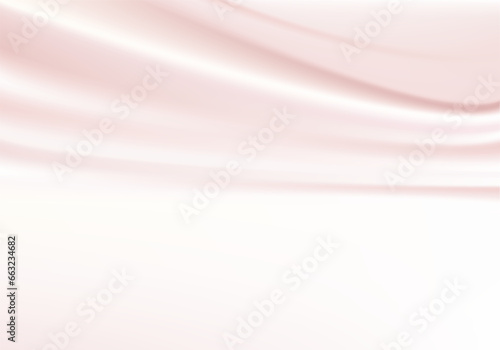 Silk background Design for product advertising for catalog. pink silk background. rose gold fabric background. smooth texture vector. illustration EPS 10.