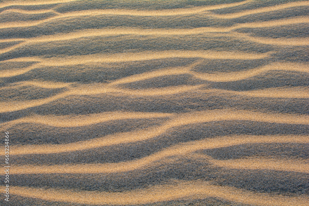 Fototapeta premium Close-up of ripples in the sand