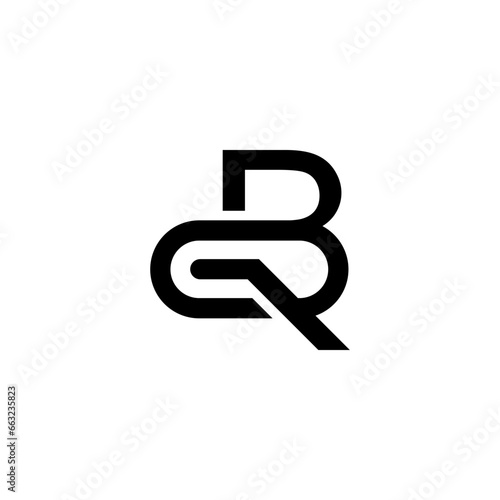 The vector is a monogram of the letter B, R and G.
