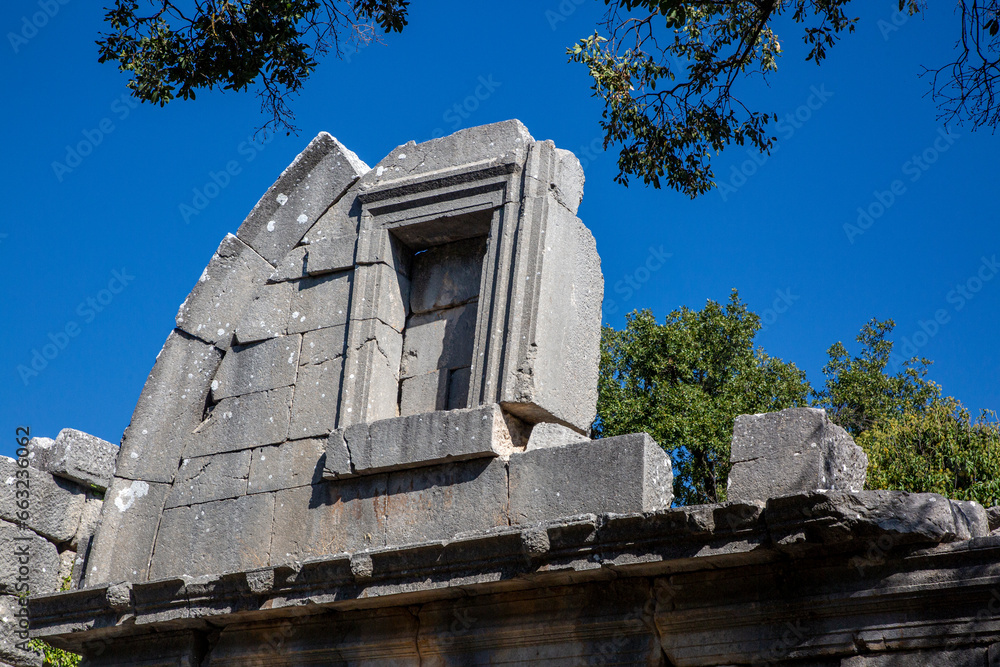 Naklejka premium Termessos Ancient City is an important ancient city - Antalya - Turkey