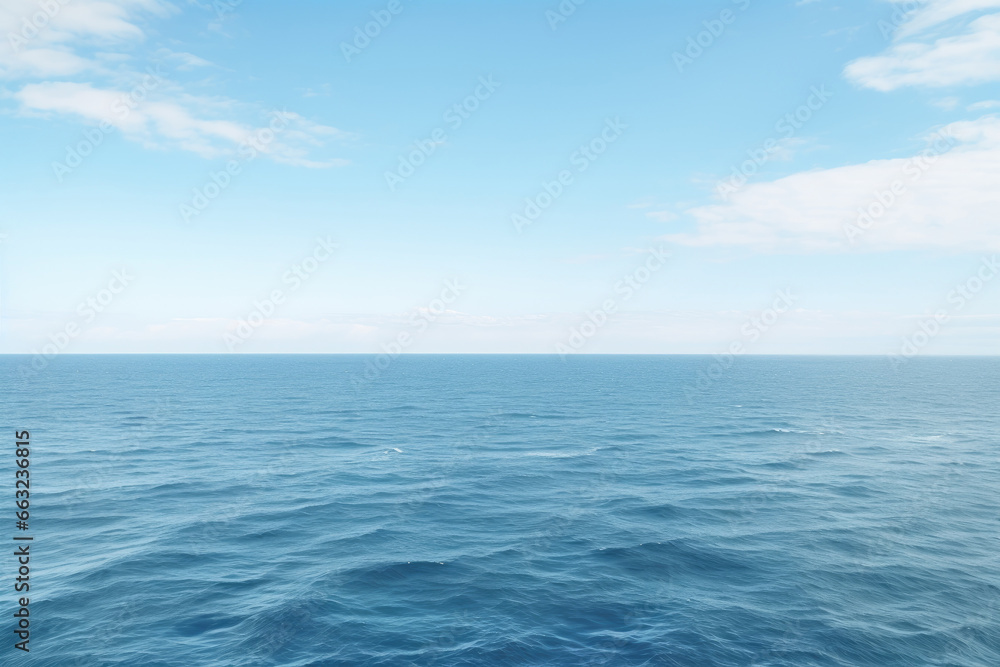 Endless Expanse: A Boundless Ocean Horizon