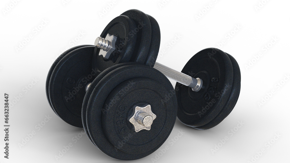 Dumbbells on transparent background Dumbbells on transparent background