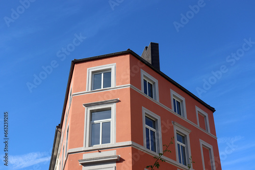 Obraz na płótnie Aachen, NRW, Deutschland: Altbauten in der Innenstadt w salonie
