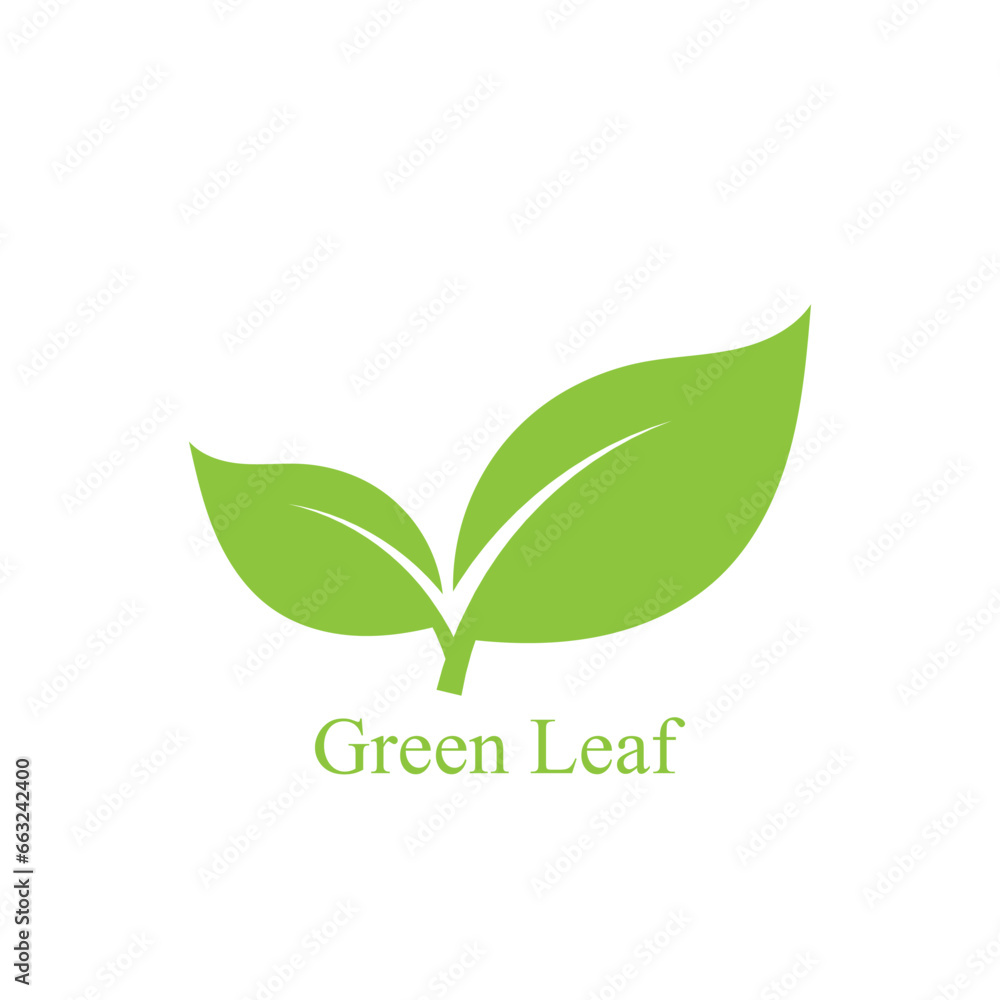 Logos of green leaf ecology nature element vector Logos of green leaf ecology nature element vector