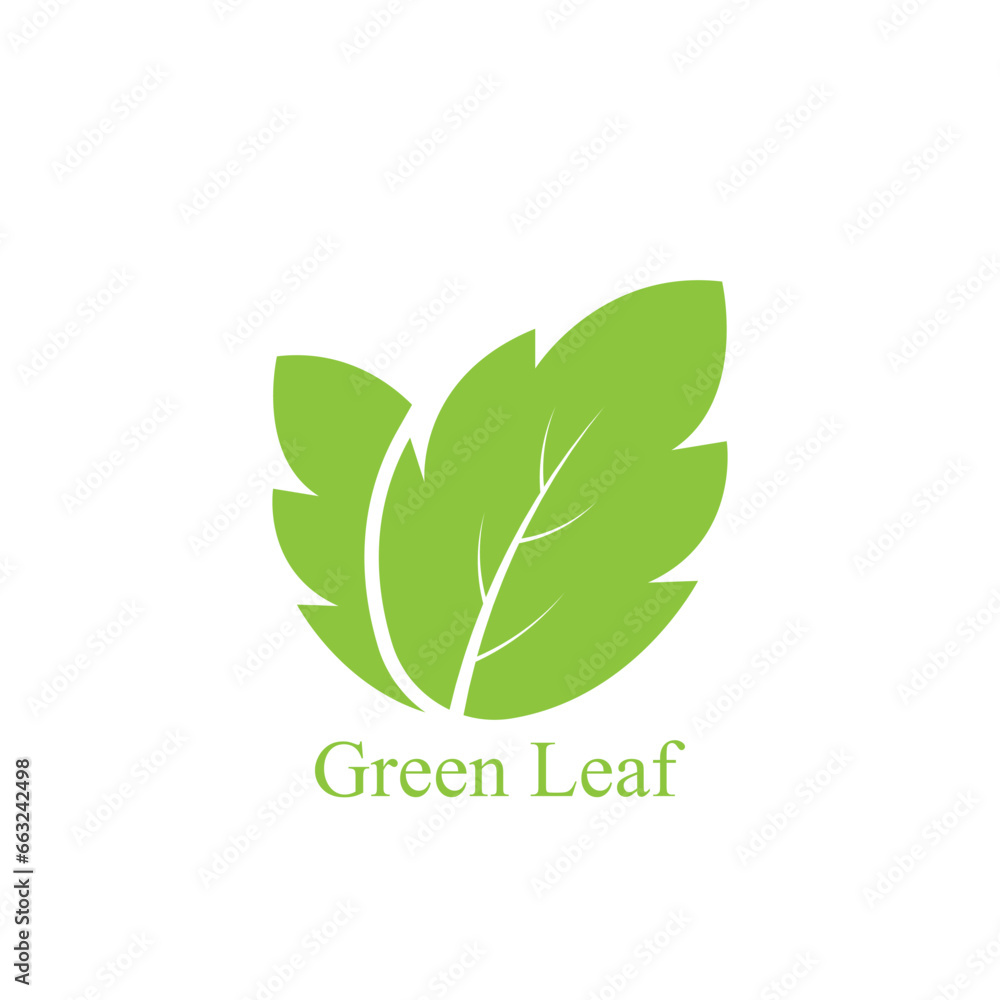 Logos of green leaf ecology nature element vector Logos of green leaf ecology nature element vector