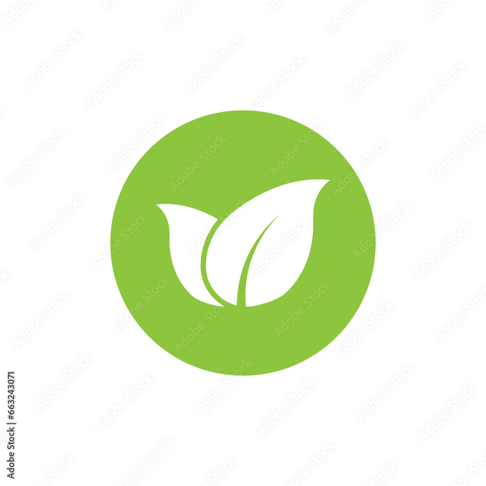 Logos of green leaf ecology nature element vector Logos of green leaf ecology nature element vector