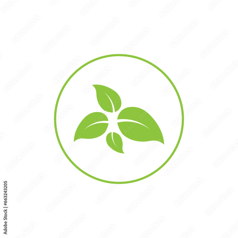 Logos of green leaf ecology nature element vector Logos of green leaf ecology nature element vector