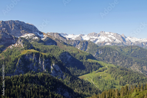 View from Jenner mountain  near Koenigsee  Germany