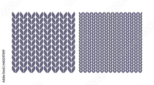 Seamless Knitted Pattern Knitting Wool Yarn Background Knit Print Sweater Texture