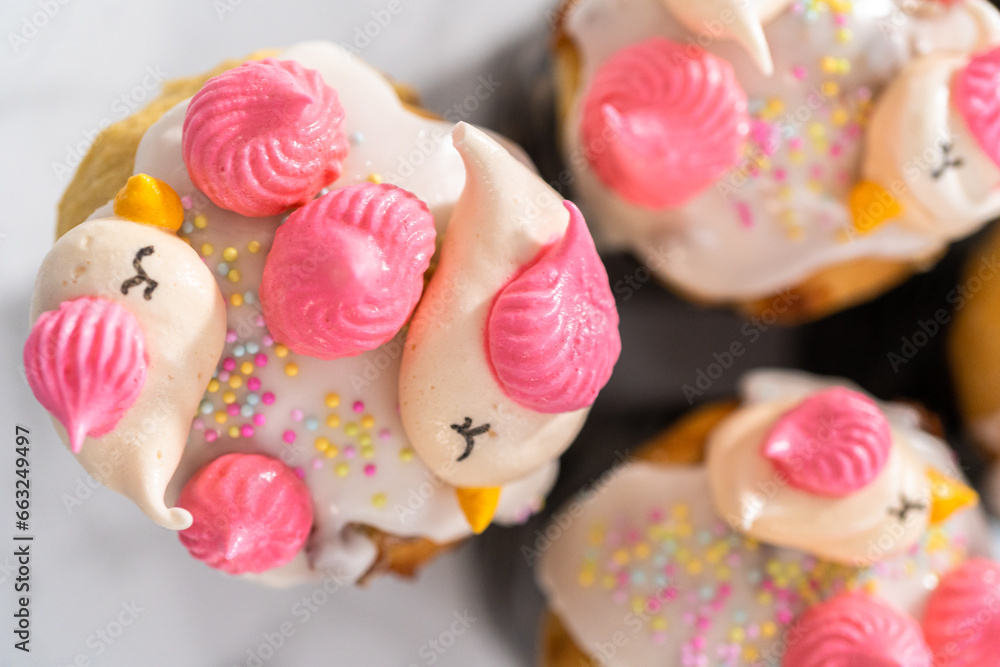 Mini Easter Bread Kulich Mini Easter Bread Kulich
