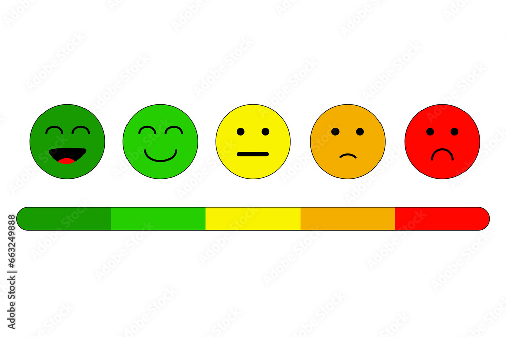 Mood emoticons set of vector mood rating icons.
Set of vector icons, sad and joyful Mood emoticons set of vector mood rating icons.
Set of vector icons, sad and joyful