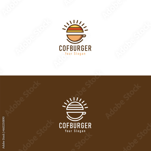 Coffee & Burger Logo Template