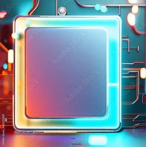 3D computer rendered  art board used as moke up With realistic stylish background, 4k