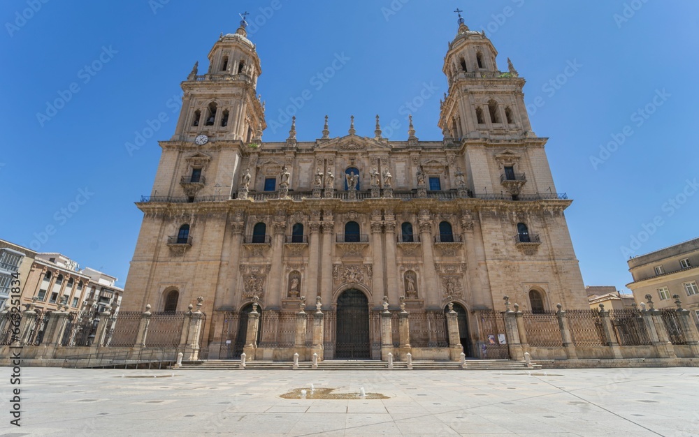 Impressive catholic cathedral of Renaissance style,
baroque and neoclassical style. Andalucia. Spain