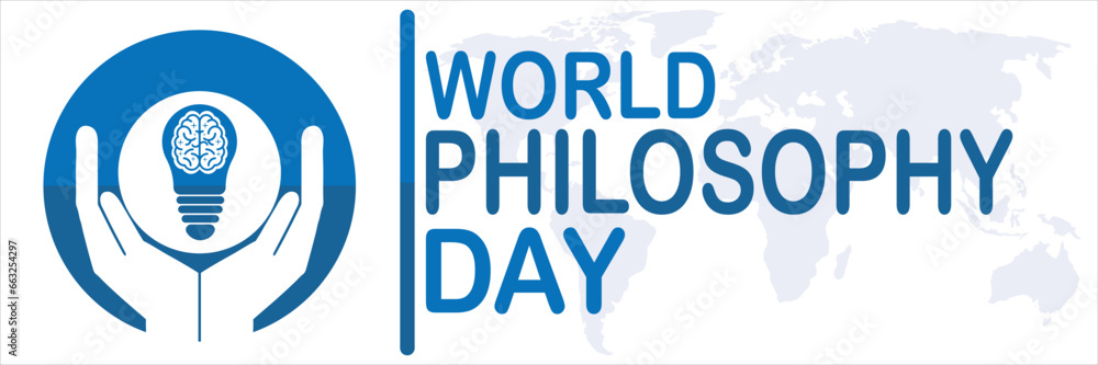 World Philosophy Day Vector illustration. Holiday concept. Template for background, banner, card, poster with text inscription. World Philosophy Day Vector illustration. Holiday concept. Template for background, banner, card, poster with text inscription.