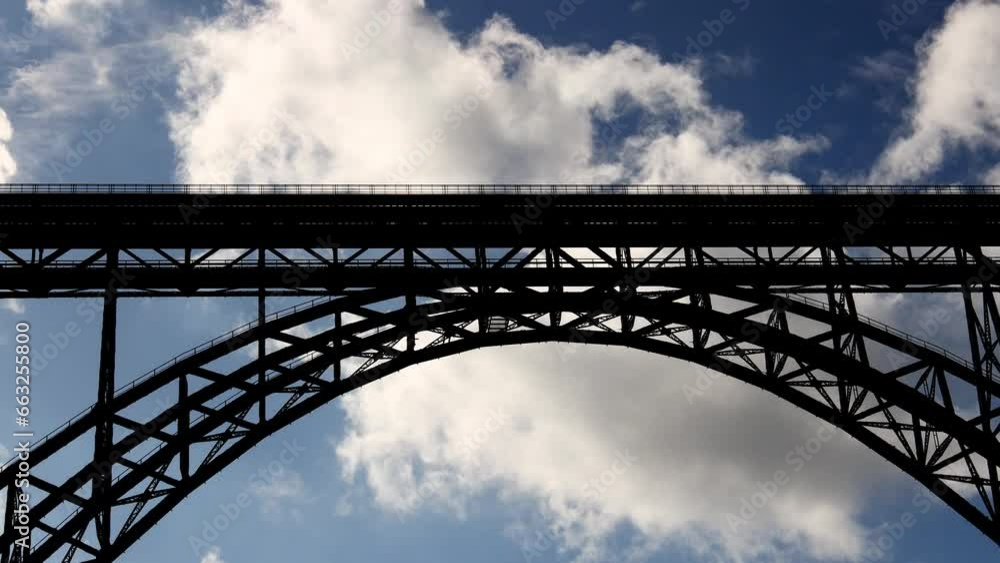 the famous Muengstener bridge in germany video the famous Muengstener bridge in germany video