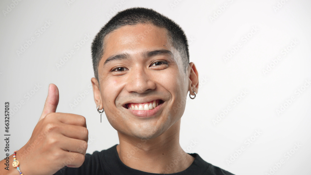 Handsome person look at camera close up. Young adult man face portrait. Stylish 30 years old guy on isolated white background. Attractive male model. Modern millennial people. Brutal style barber shop Handsome person look at camera close up. Young adult man face portrait. Stylish 30 years old guy on isolated white background. Attractive male model. Modern millennial people. Brutal style barber shop