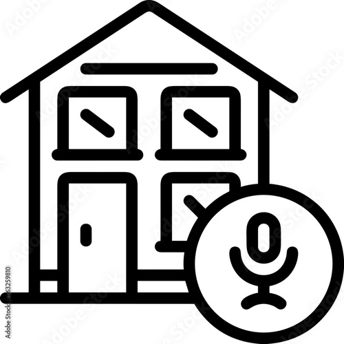 Home homepage icon symbol vector image. Illustration of the house real estate graphic property design image