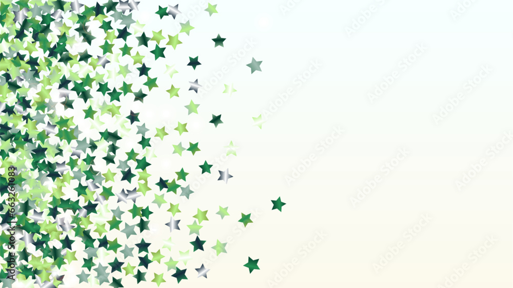 Fototapeta premium Realistic Background with Confetti of Stars Glitter Particles. Sparkle Lights Texture. Celebration pattern. Light Spots. Explosion of Confetti. Glitter Vector Illustration. Design for Poster.