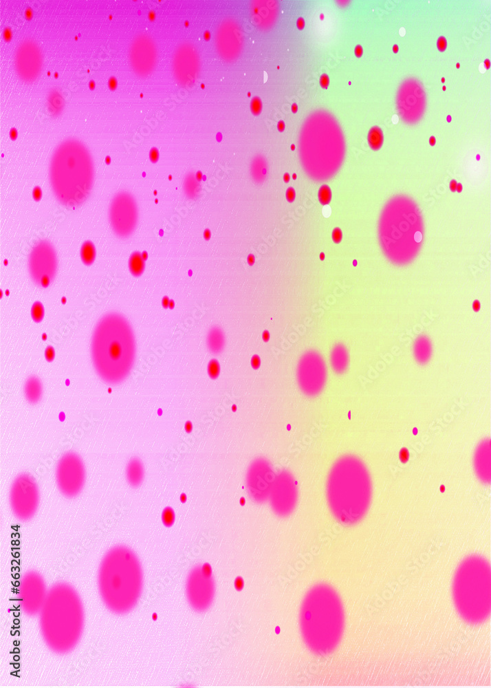 Pink bokeh vertical background with copy space for text or image, Usable for banner, poster, Ad, events, party, sale, celebrations, and various design works