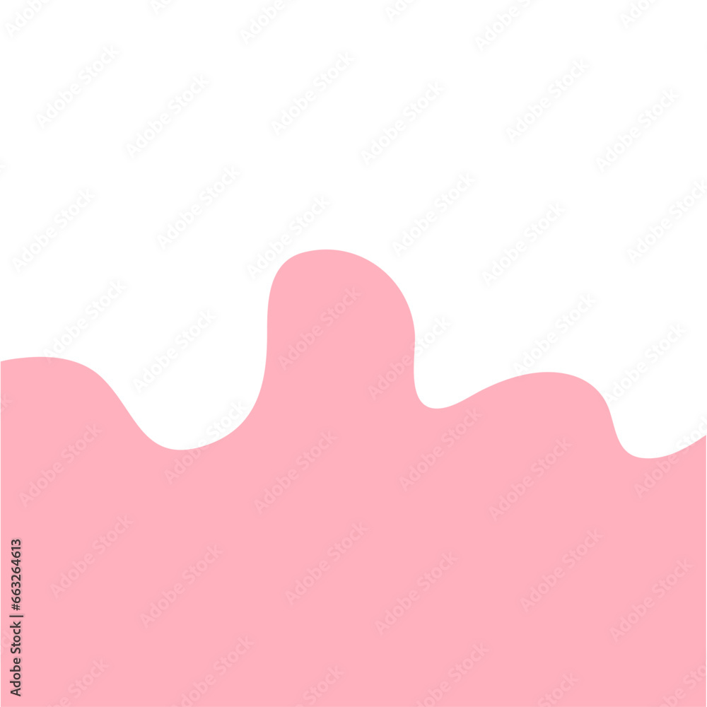 Pink Pastel Melted Corner Background Element Pink Pastel Melted Corner Background Element