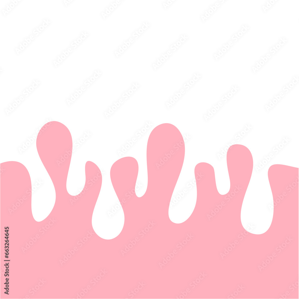 Pink Pastel Melted Corner Background Element Pink Pastel Melted Corner Background Element