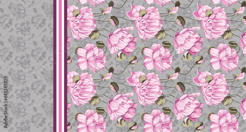 pink and white flowers