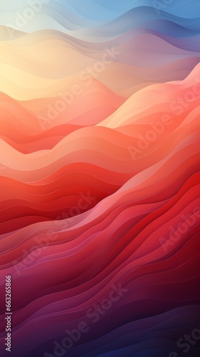 Colorful wavy gradient screensaver