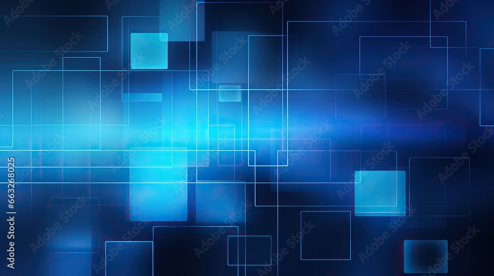 abstract blue squares background