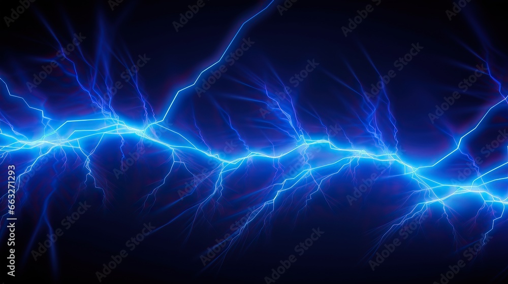 blue lightning background