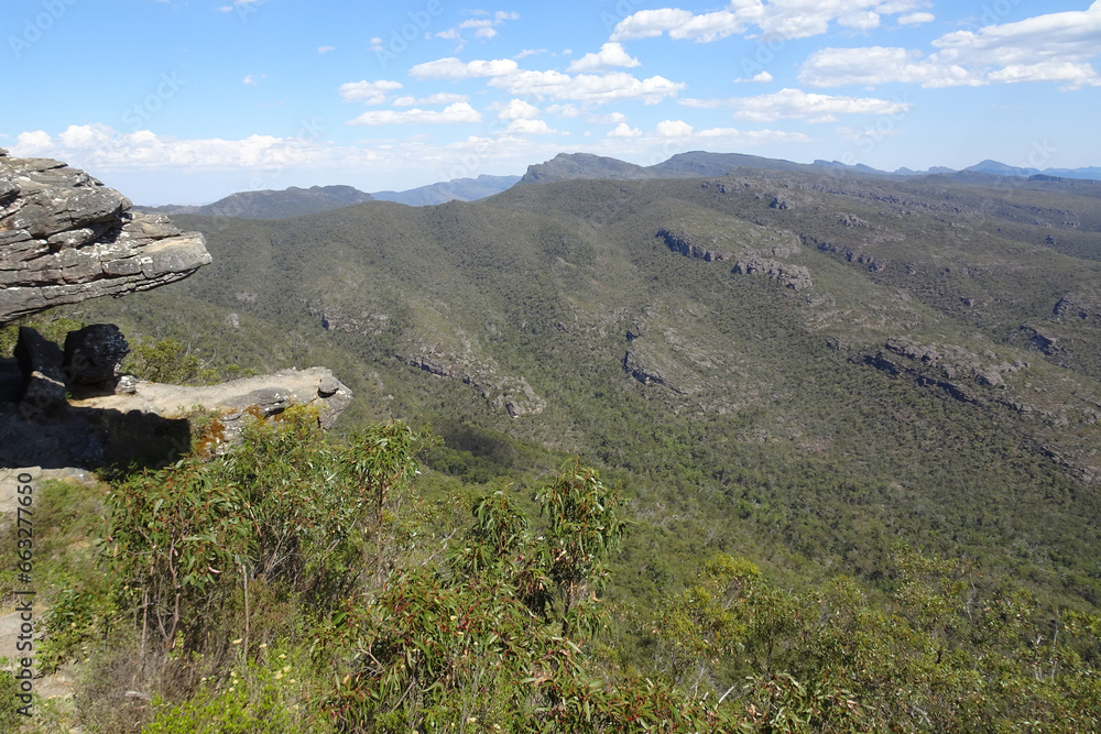 Balconies at Reed Lookout in the Grampians region Balconies at Reed Lookout in the Grampians region