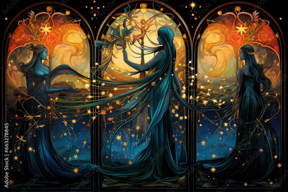 Otherworldly beings from the realm of dreams, capable of traversing dimensions - Generative AI Otherworldly beings from the realm of dreams, capable of traversing dimensions - Generative AI