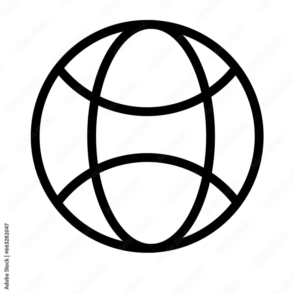 Web icon symbol for UI app and web development Web icon symbol for UI app and web development