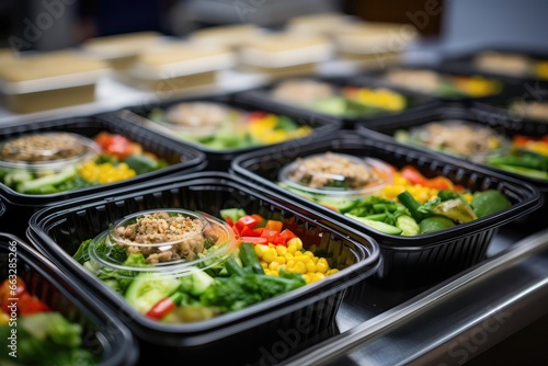 Lunch Boxes Filled With Readytogo Meals © Anastasiia