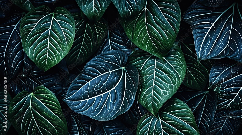 closeup nature view of tropical leaf background closeup nature view of tropical leaf background