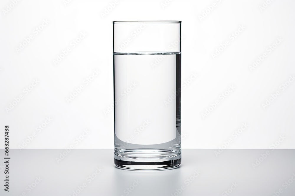 glass of water isolated on white glass of water isolated on white