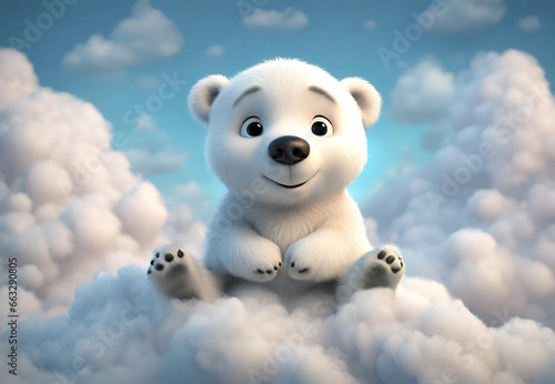 teddy bear in the sky, teddy bear on sky, teddy bear on clouds