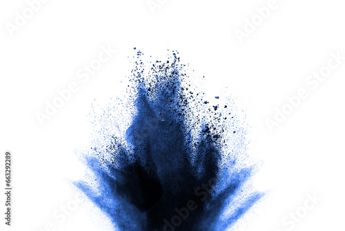 abstract powder splatted background. Colored powder explosive on white background. Colored cloud. Colorful dust explode. Paint Holi
