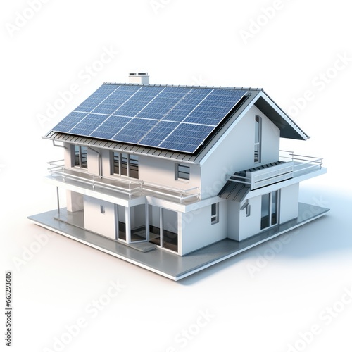 Wallpaper Mural  a solar panel with a house  Torontodigital.ca