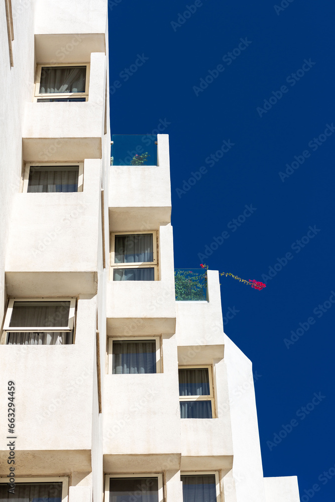 Architectural detail from Tel Aviv, Israel.