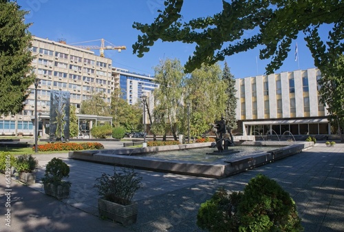 Bilde på lerret Banja Luka, Bosnia and Herzegovina - Oct 7, 2023: National Assembly