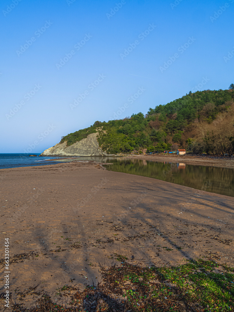 the beach