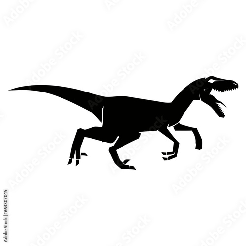 Tyrannosaur dinosaur icon simple illustration of tyrannosaur dinosaur vector icon