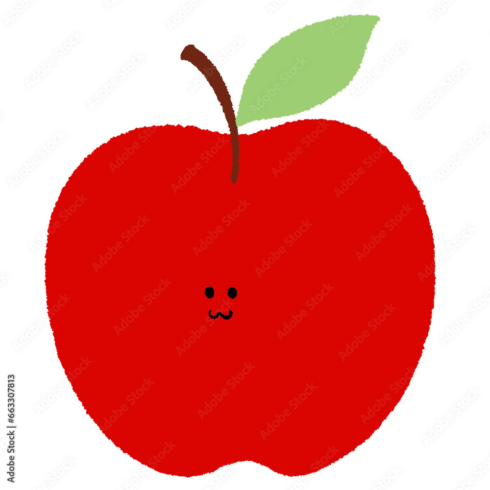 A happy apple drawing in crayon for brand logo, summer fruit icon, cartoon character, comic, mascot, cute sticker, dessert, cafe, menu, recipe, ingredients, fabric print, vegan, organic, diet A happy apple drawing in crayon for brand logo, summer fruit icon, cartoon character, comic, mascot, cute sticker, dessert, cafe, menu, recipe, ingredients, fabric print, vegan, organic, diet
