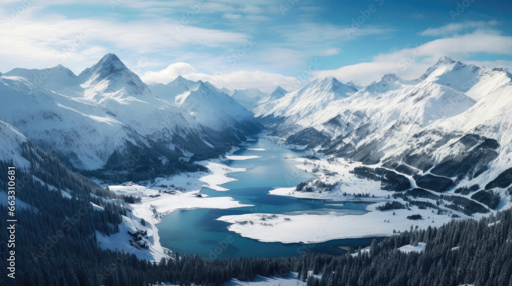 Jagged Peaks National Park: Aerial