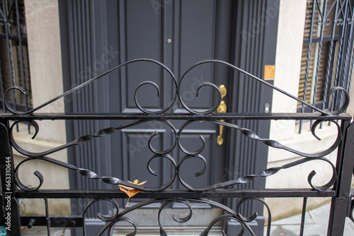 wrought iron gate